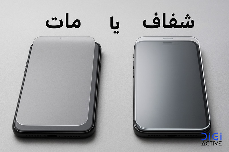 مقایسه گلس مات و شفاف 