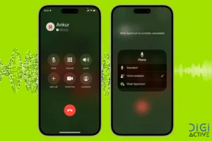 حذف نویز از صدا در آیفون