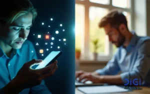 مفهوم کنترل اعلان‌های گوشی و مدیریت حواس‌پرتی دیجیتال